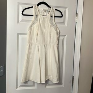 Women’s white American Eagle linen mini dress